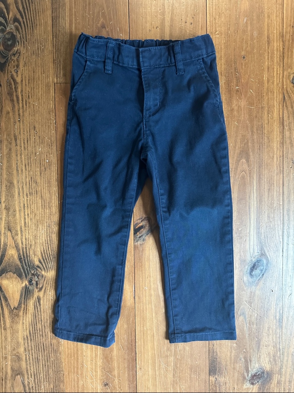 Gymboree Navy Wrinkle Resistant Chino Pants, 3T